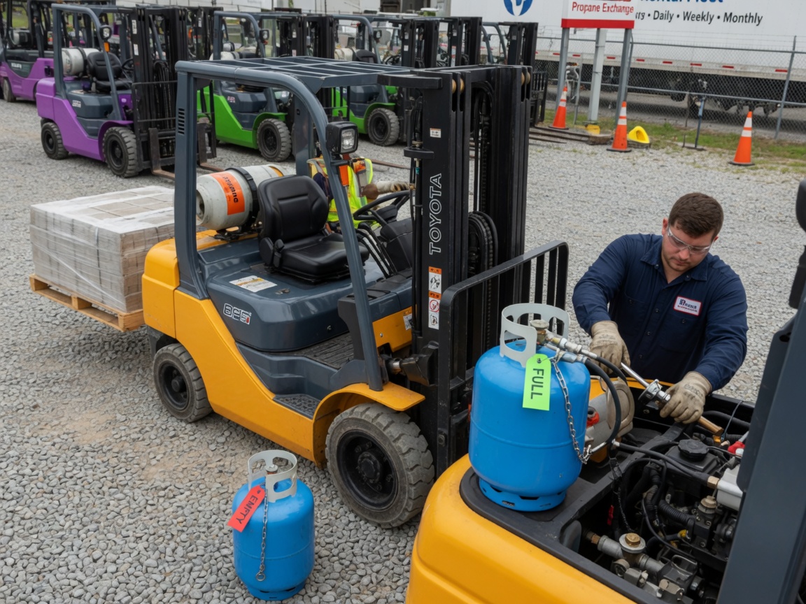 Propane Forklift Rental services