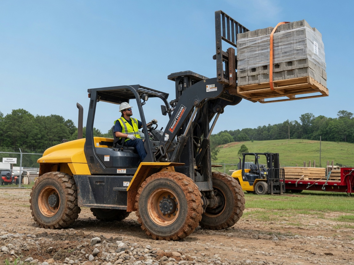 Rough Terrain Forklift Rental services