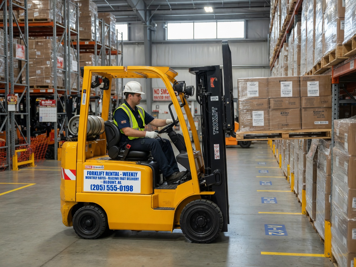 Warehouse Forklift Rental services